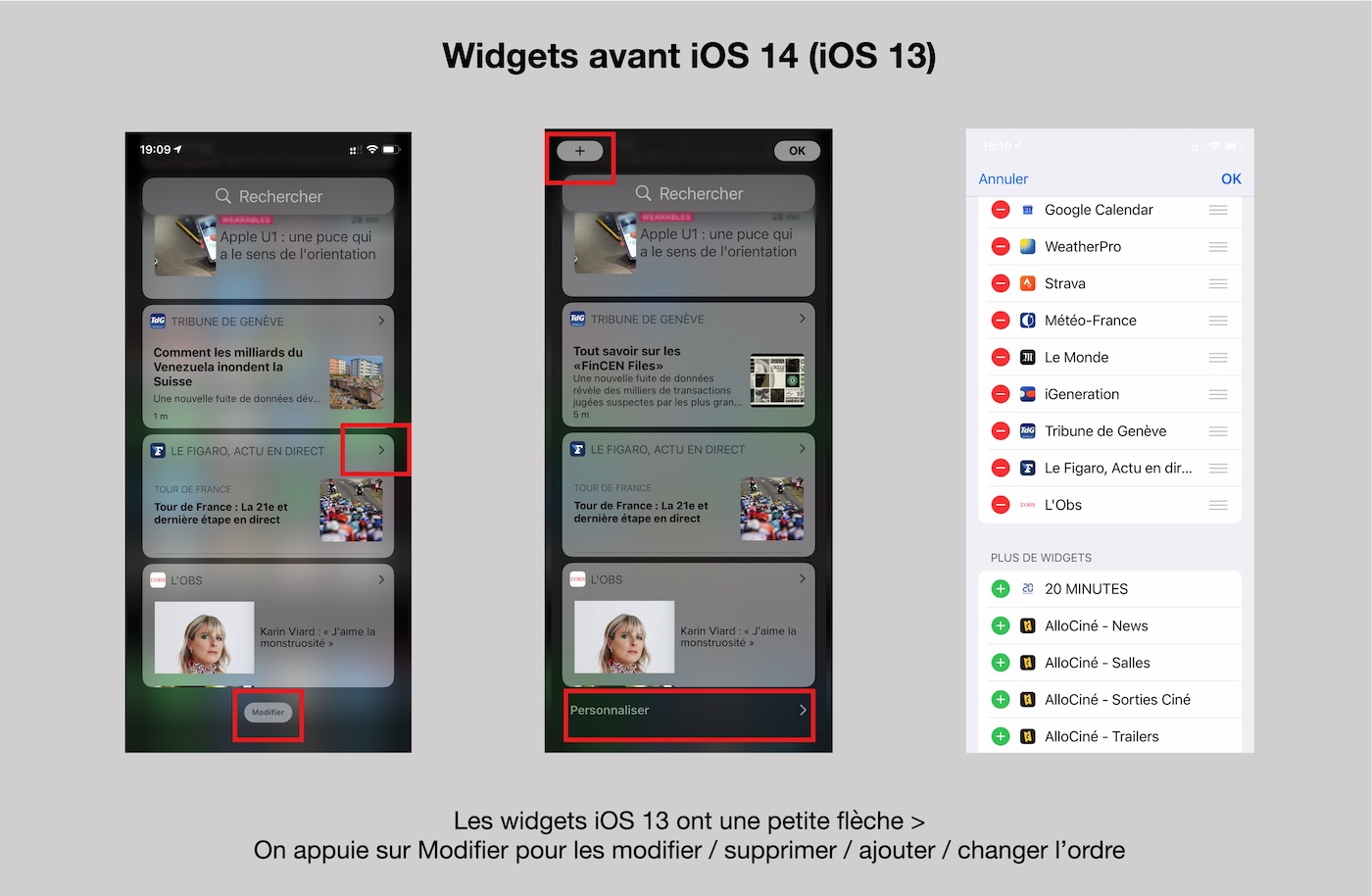 widgets iOS 13