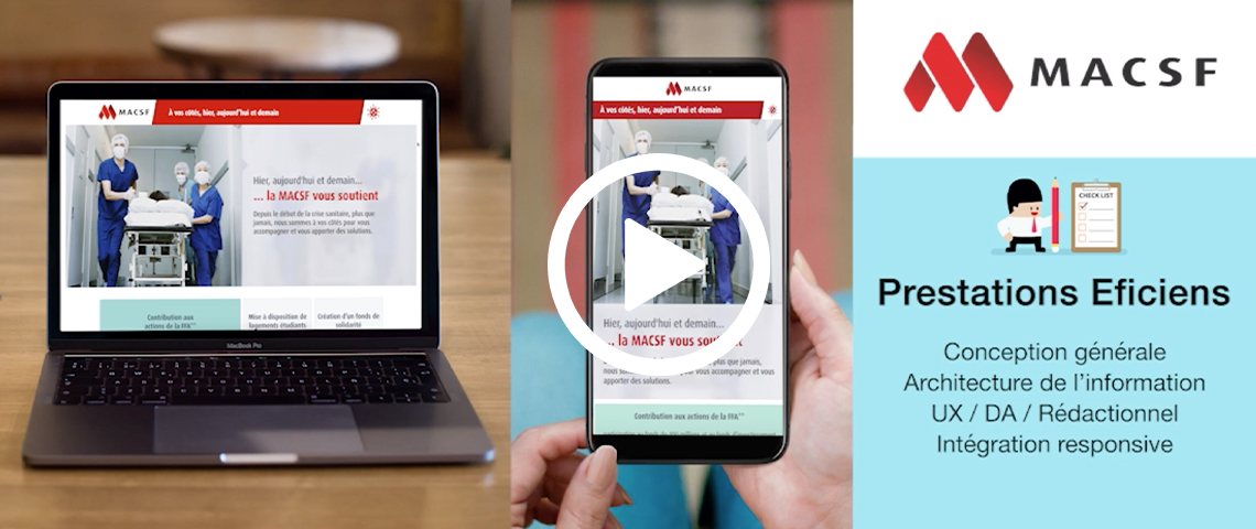 Site Macsf Et Les Hospitaliers Toujours Plus De Presence En Digital Eficiens